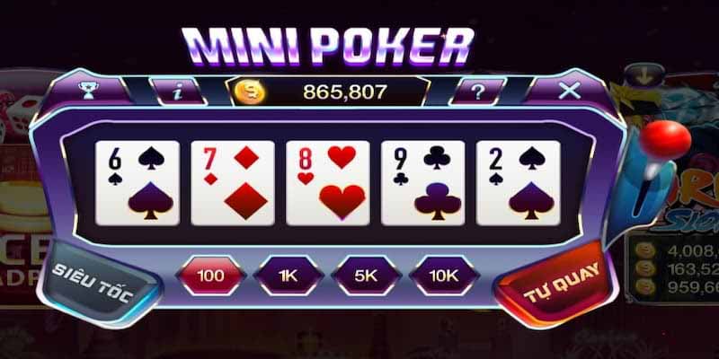 Cộng Đồng Chơi Game Mini Poker tại By88 Sôi Động